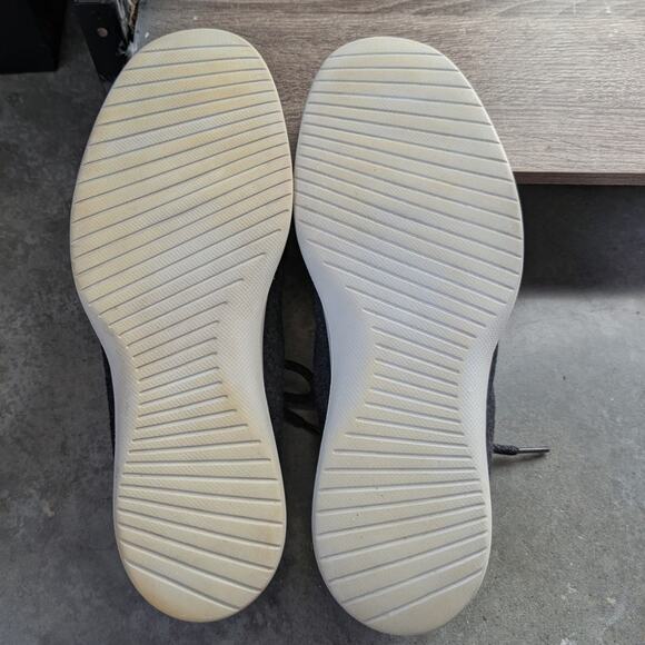 allbirds Athletic Lace Up Running Shoes Men's Size 12 Merino Wool Runners Gray - Picture 7 of 11